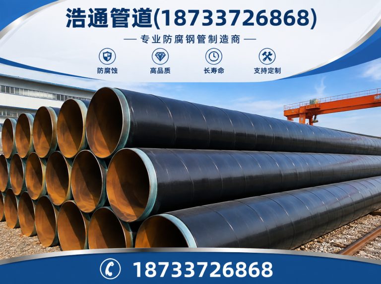 河间市防腐钢管展示图